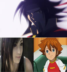 Chris And Tifa Meets Domon Kasshu