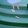 Delia lost a shoe Cinderella style