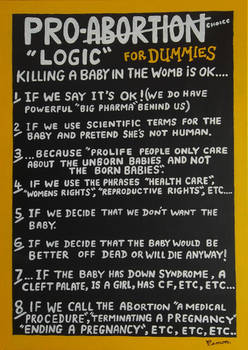 REPEALTHE8TH PROCHOICE LOGIC FOR DUMMIES