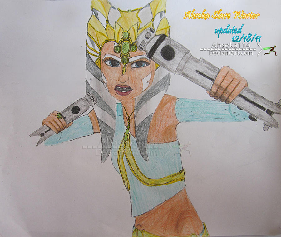 Ahsoka Tano Slave Warrior_Colored