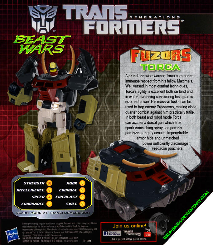 Transformers Generations: Torca by Giga-Bash on DeviantArt