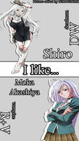 Shiro and Moka by N3K0T3NShi1