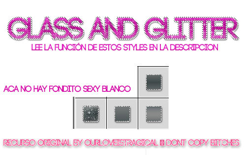 + Styles Glass y Glitter