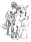 Archery Lesson by saeriellyn