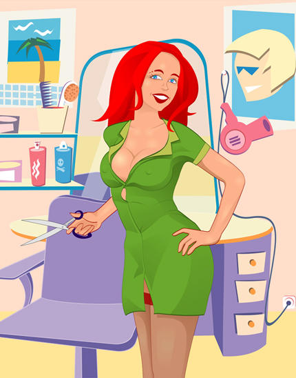Sexy Hairdresser By Gizmographics On Deviantart