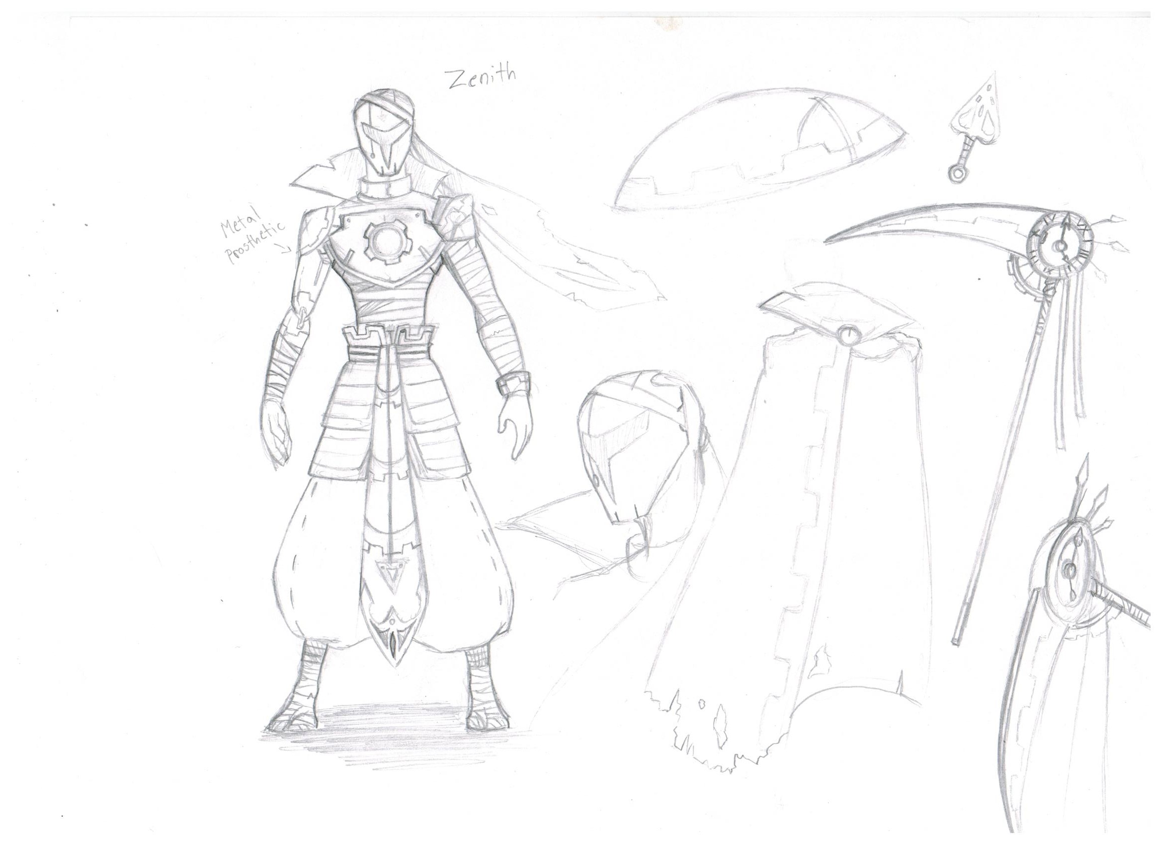 Zenith reference sheet sketch