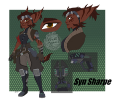 Ratchet and Clank oc- Syn Sharpe the Lombax