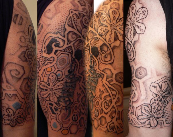 geometric pattern tattoo