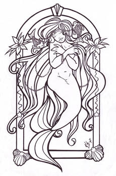 Pisces Lineart