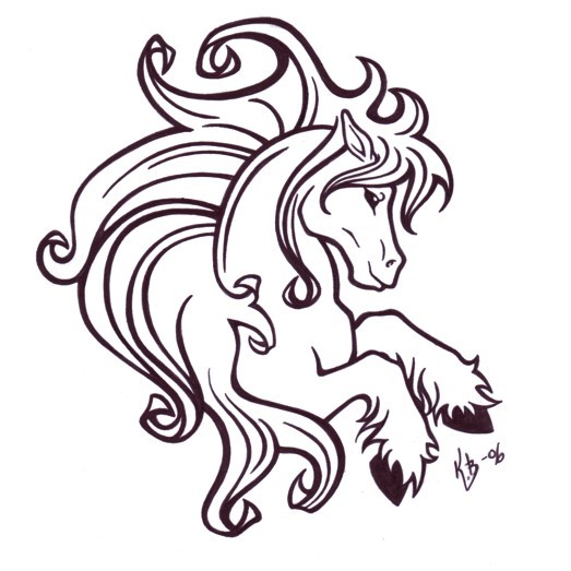 Horse - Lineart