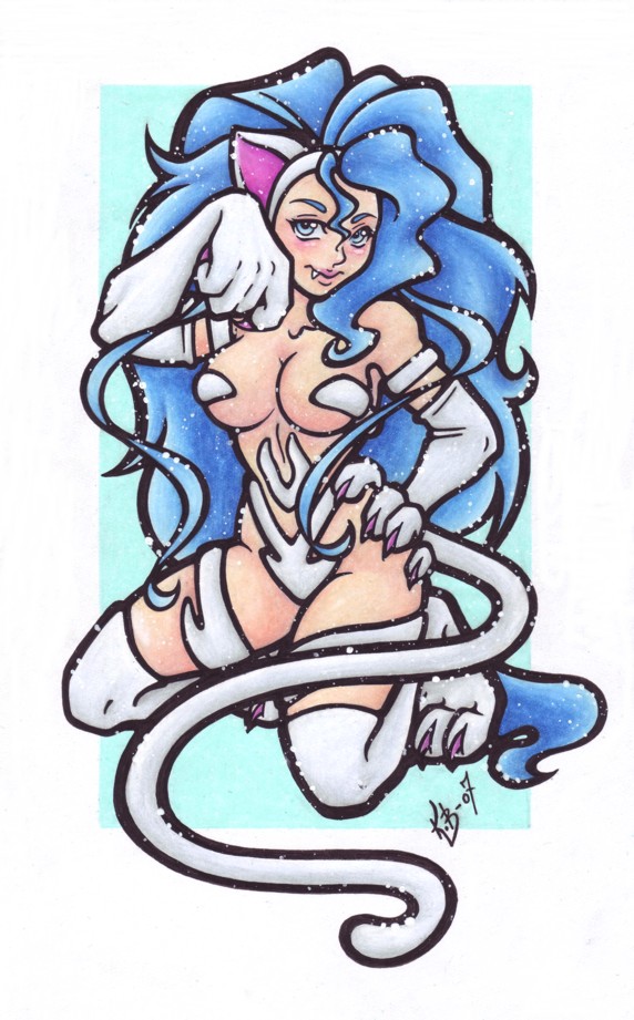 Darkstalkers Felicia by BlueUndine