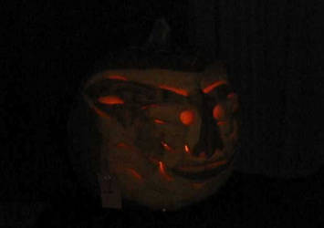 Scary Pumpkin face