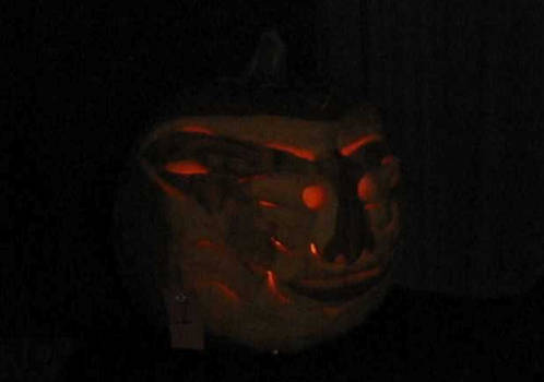 Scary Pumpkin face