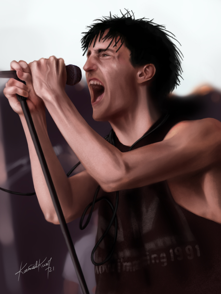 On stage