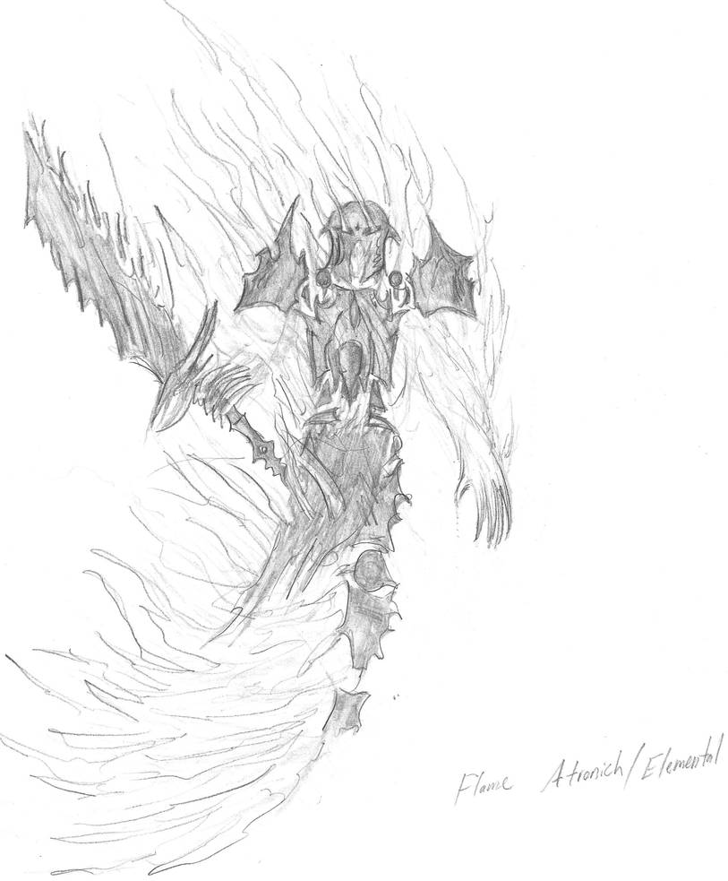 Fire Wraith by RomanEdge on DeviantArt