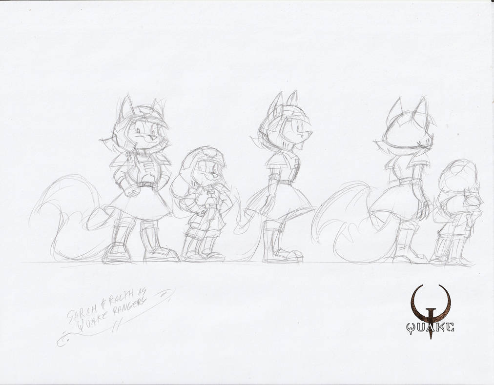 Character Sheets - Sarah And Ralph As Quake Ranger by EPMIXForever on ...
