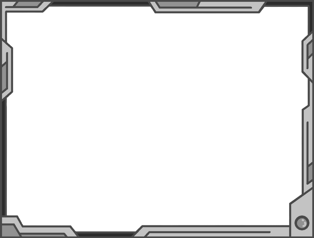 Simple Futuristic Border Design Gray Basic By Vahntreorr On DeviantArt