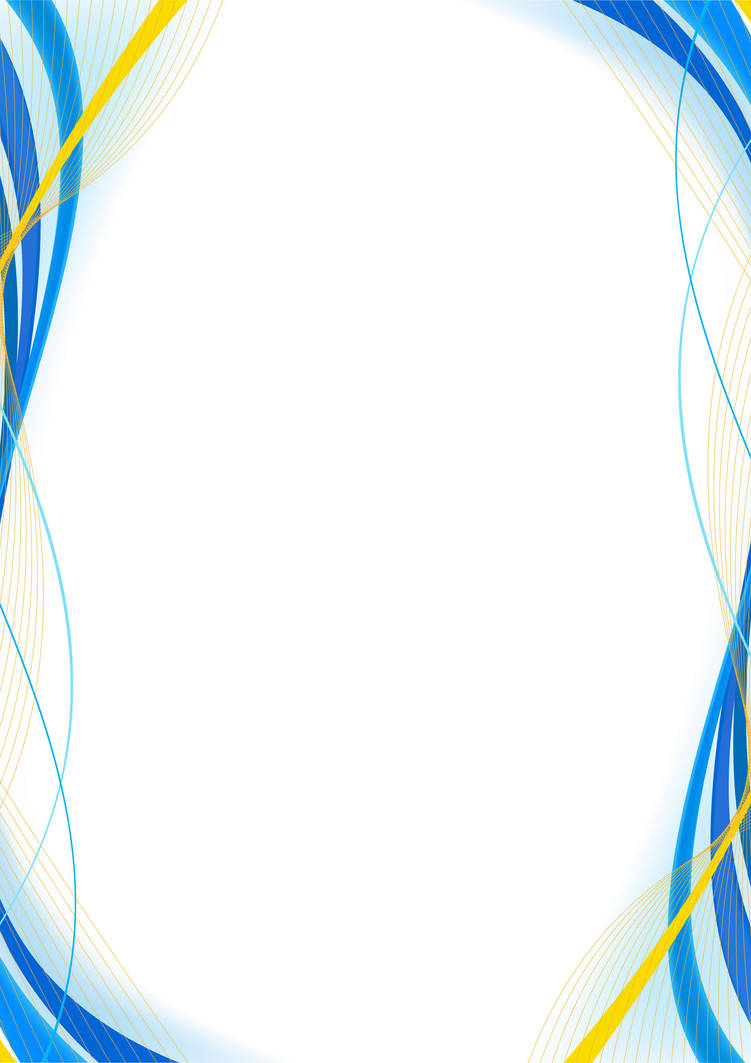 blue and yellow border design version 2 right by blue green border