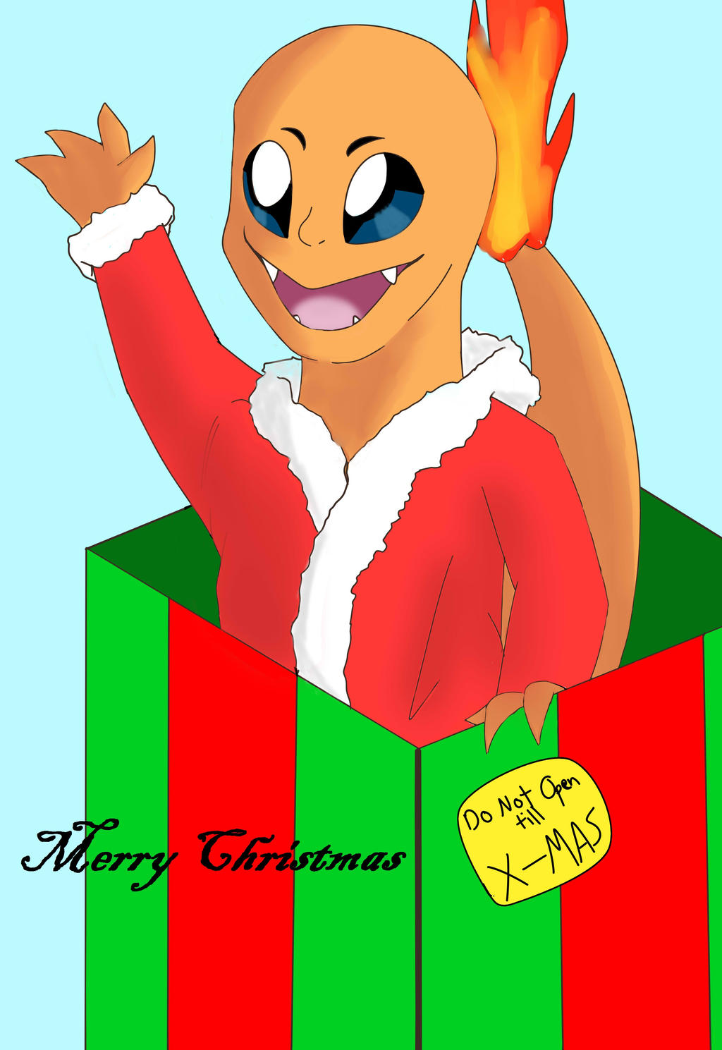 Charmander Christmas by SilentMockingBird on DeviantArt