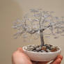 Wire tree sculpture