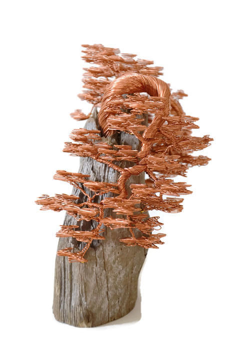 Driftwood copper wire sculpture by minskis on DeviantArt