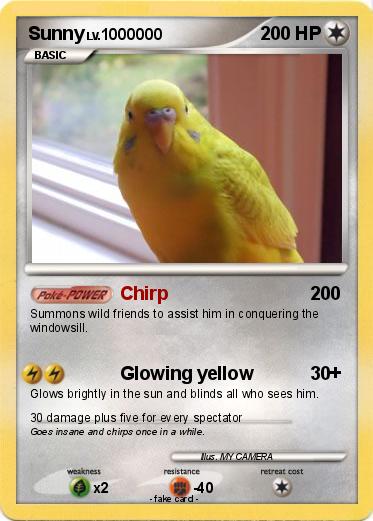 Sunny's Pokemon Card