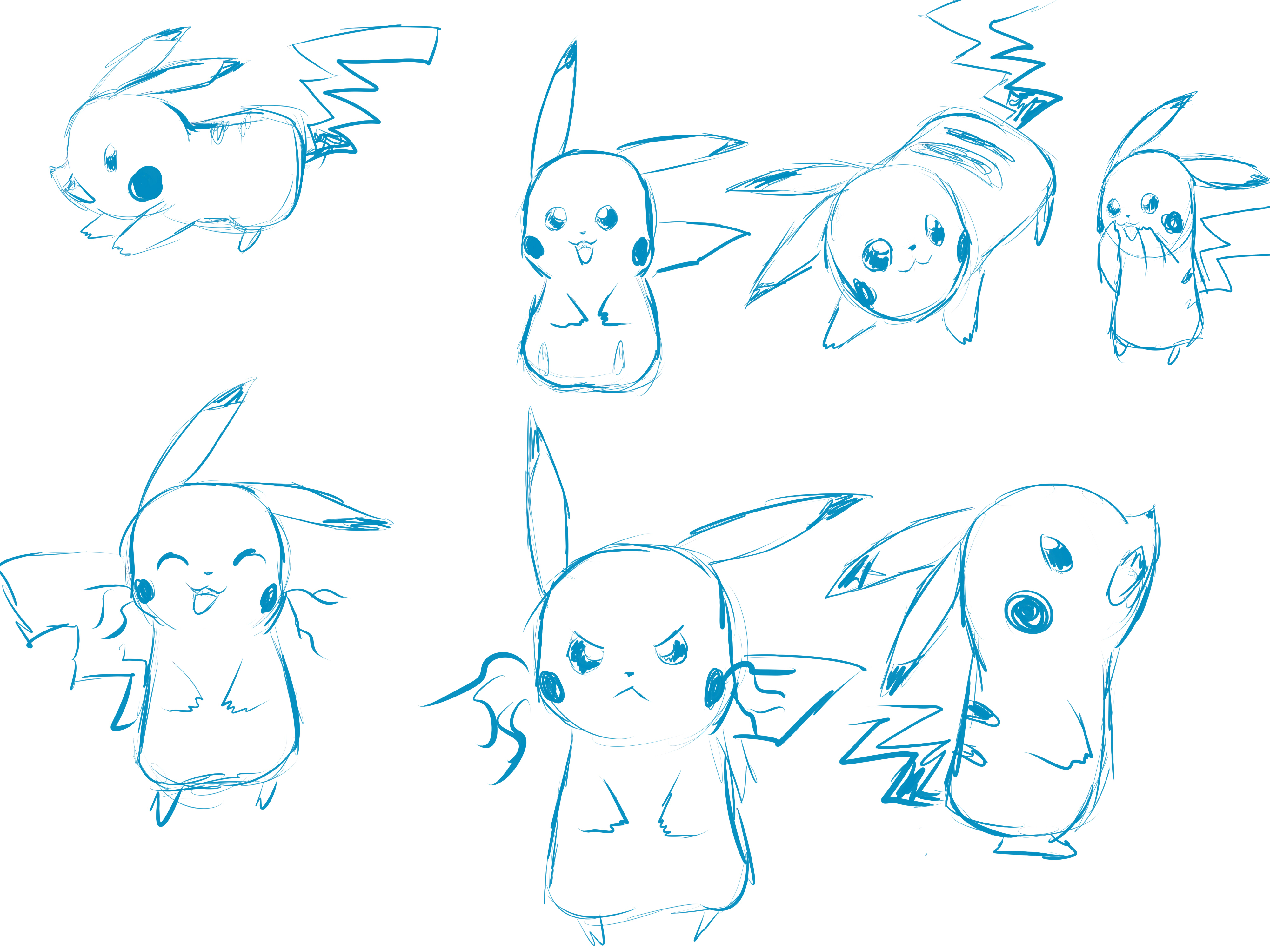 Pikachu sketchdump