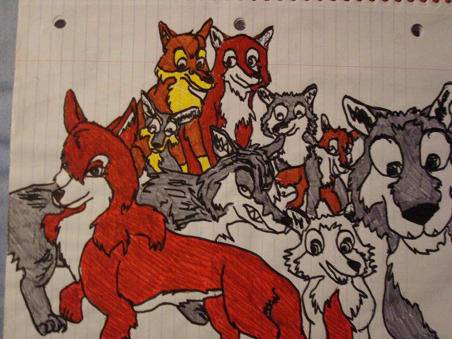 Wolf characters I made up by Vesperwolfy87 on DeviantArt