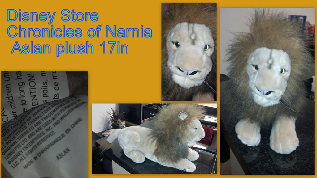 Disney Chronicles of Narnia Aslan plush 17in by Vesperwolfy87 on DeviantArt Disney Chronicles of Narnia Aslan plush 17in by Vesperwolfy87 on DeviantArt