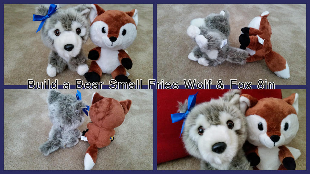 Build a Bear smallfrys wolf and fox