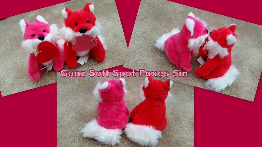 Ganz Soft Spot Foxes 5in