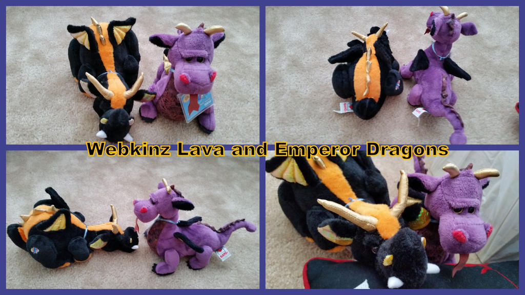 Webkinz Lava and Emperor Dragons!