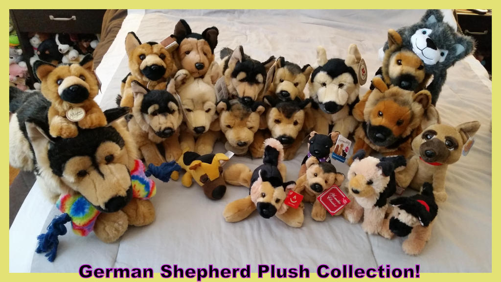 German Shepherd Plush Collection!