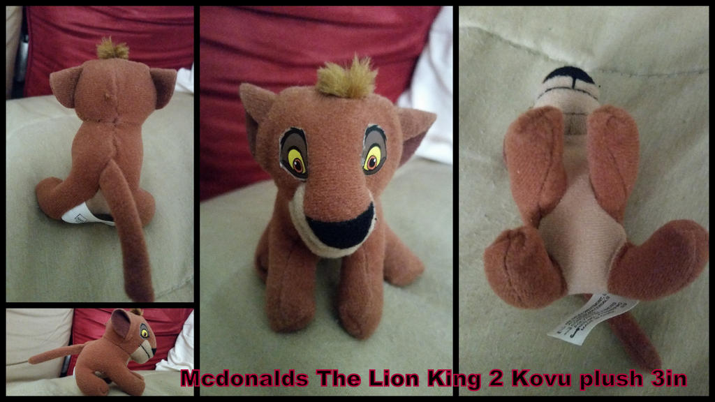 Mcdonalds Kovu Plush 3in 1998