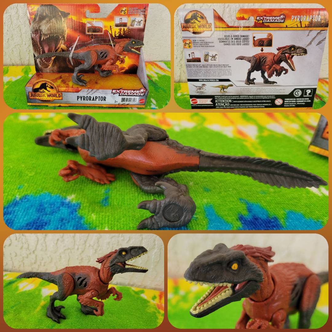 Mattel JW Extreme Damage Pyroraptor by Vesperwolfy87 on DeviantArt