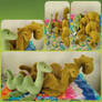 Jellycat Nessie Collection 25in 19in and 14in 