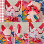 Makeship by Naomi lord art Cute Kitsune 8in