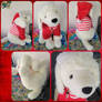 Jumbo Santa Paws Display Plush 30in 