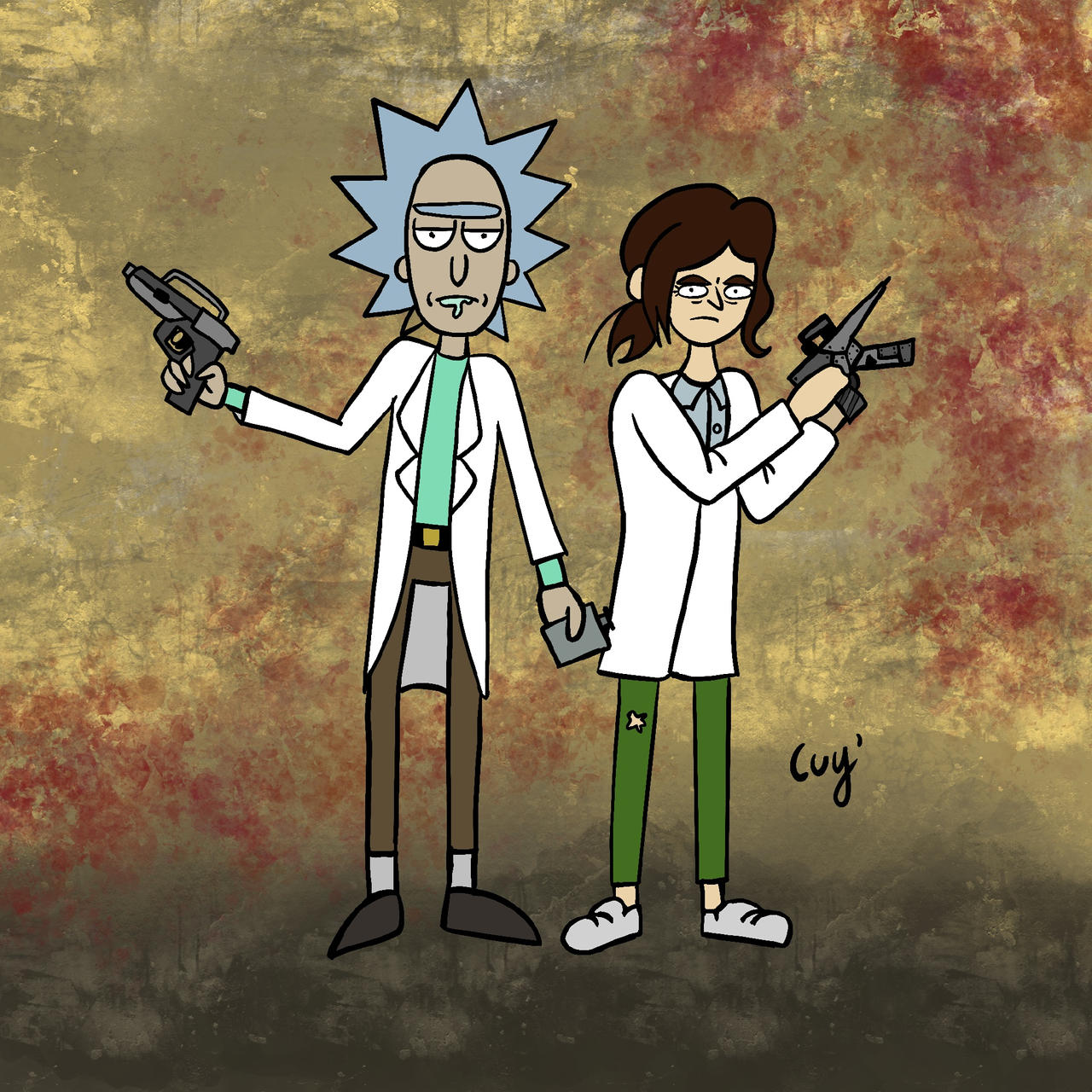 Rick and Reagan by Luyepii on DeviantArt
