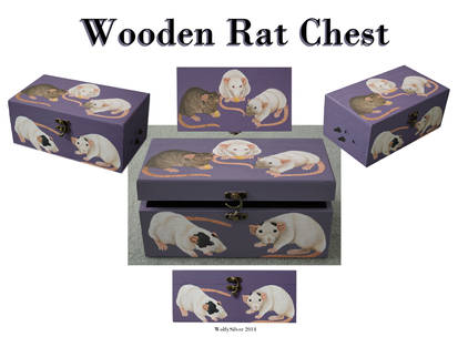 Rat Wooden Chest