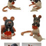 Hooded Rat Sculpture