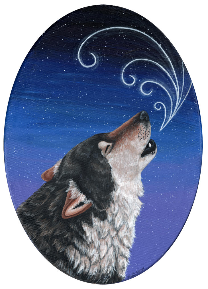 Howling Wolf by wolfysilver on DeviantArt