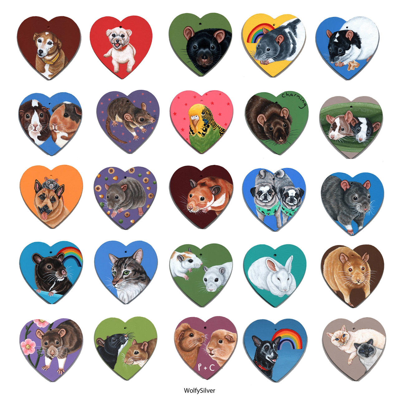 Example Pet Portraits by wolfysilver on DeviantArt