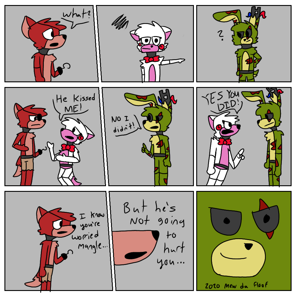 Fangle comic 3 (FNaF) by forkyborky on DeviantArt