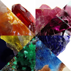 A Rainbow of Crystals