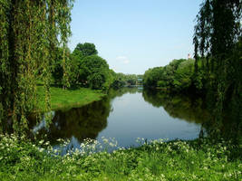 Mukhavets river in Brest