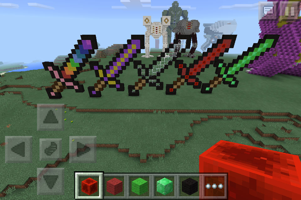 Minecraft Robe Sword minecraft sword set (custom) by arbiter7734 on DeviantArt