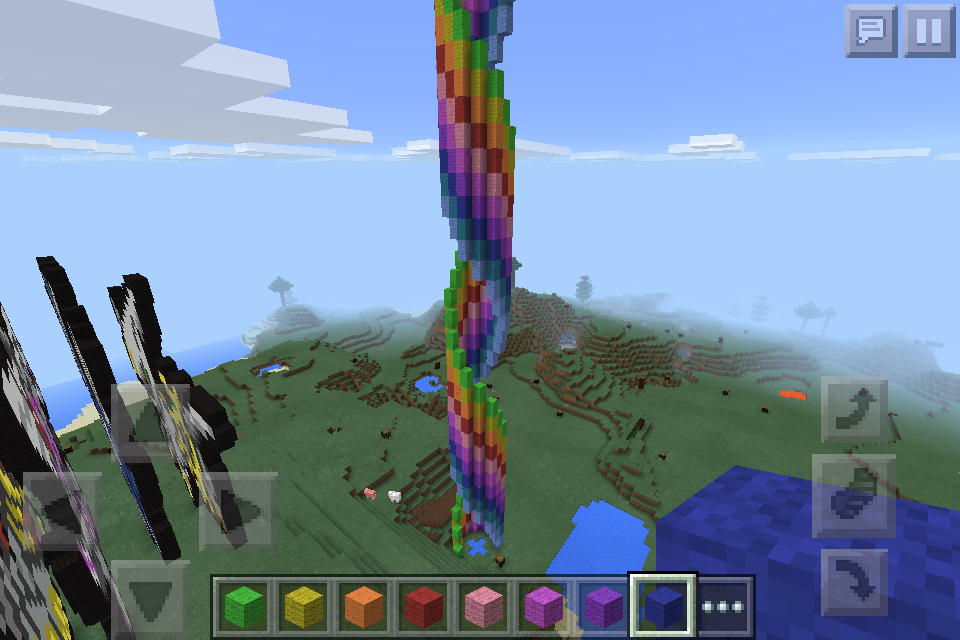 Minecraft Dropper Rings minecraft: rainbow spiral dropper by arbiter7734 on DeviantArt