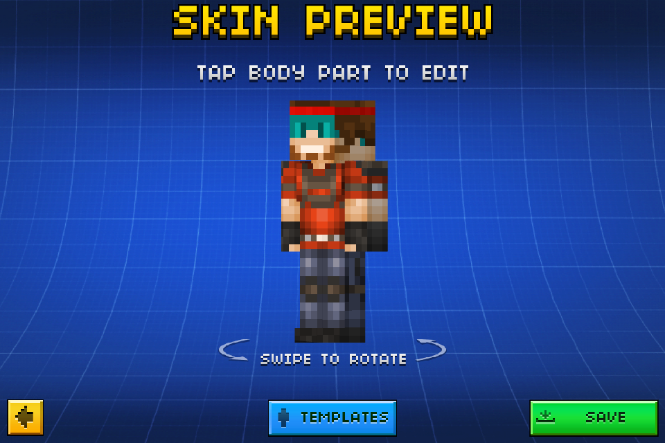 PIXEL GUN 3D OLD NEWBIE SKIN HEROBRINE STYLE