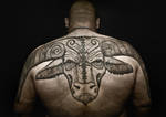 Bull tattoo, pro-photo 2